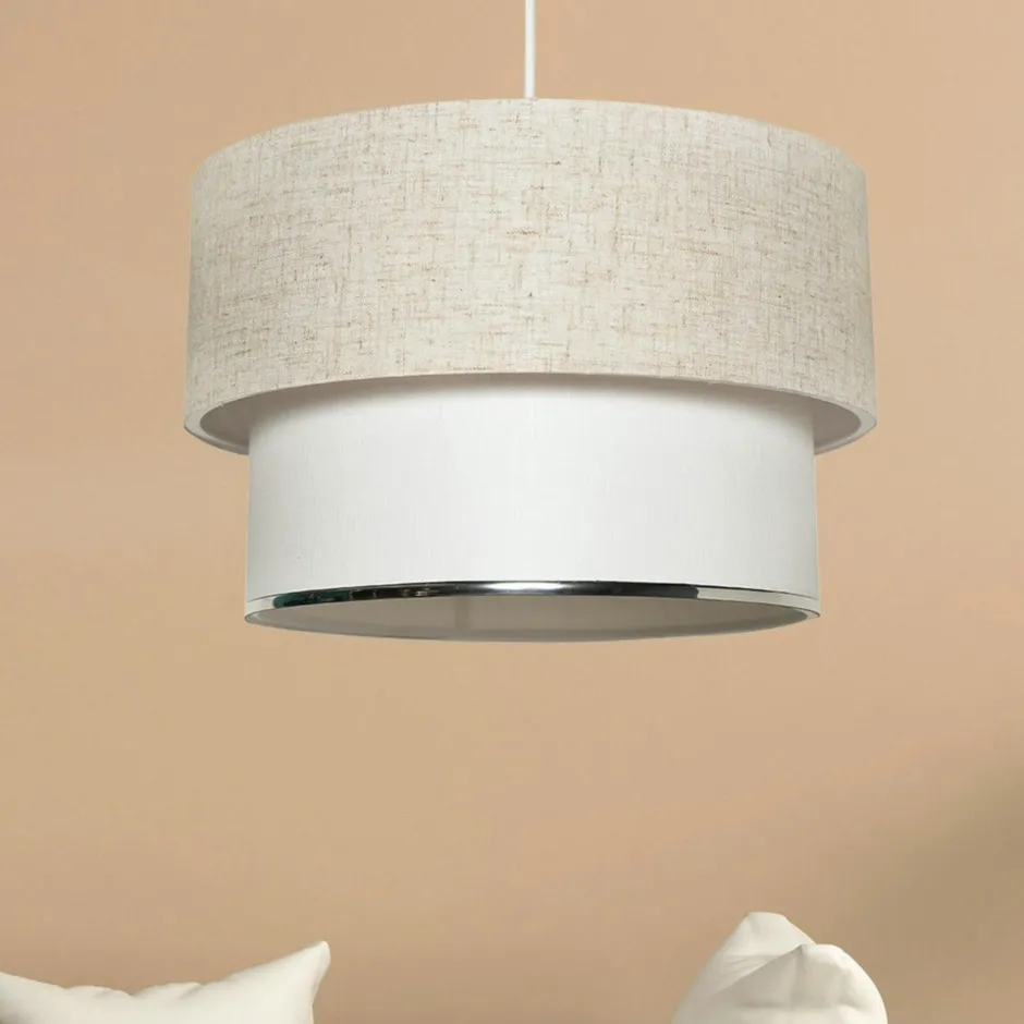 ZURICH Suspensions / Lustres|Suspension salon noir et or - abat-jour triple, design