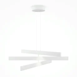 SALEM Suspensions / Lustres|Suspension blanche LED – barres origami superposées