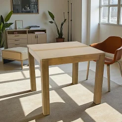 Gala Tables À Manger Carrées|Tables À Manger En Bois|Table à manger hévéa 85x85cm