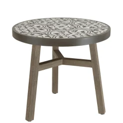 BRASILIA Tables À Manger Rondes|Table à manger ronde 80 cm béton gris