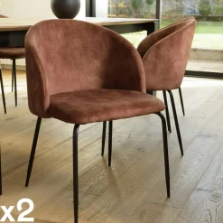 DIKA Tables À Manger Rondes|Tables À Manger En Bois|Table à manger ronde béton beige pieds bois croisés