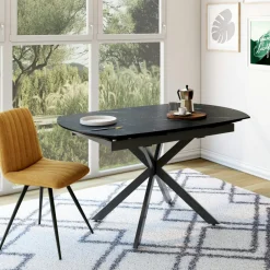 ESSEN Tables Basses Design|Tables Basses À Tiroirs|Table basse 1 tiroir chêne blanc décor graphique