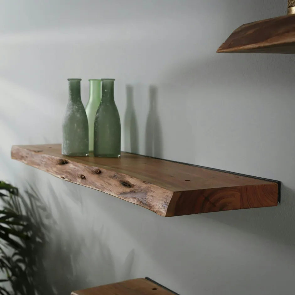 Melbourne Tables Basses Carrées|Table basse carrée motif damier en bois d'acacia