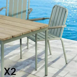 STOCKHOLM Tables Basses De Jardin|Meubles En Aluminium Brafab|Table basse de jardin en aluminium blanc Ø 75 cm