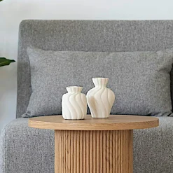 ASCOLI Tables Basses Gigognes|Table basse en céramique forme organique (lot de 2)