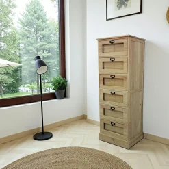 Maori Tables Basses Carrées|Table basse extensible hévéa 60/120cm