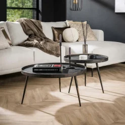 HERCULE Tables Basses De Jardin|Table basse jardin acacia béton forme carrée PM