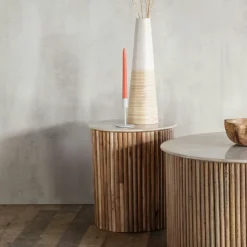 MASSA Univers Déco·Scandinave Hygge|Tables Basses Design|Table basse marbre et bois