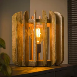 Swing Tables Basses Scandinaves|Tables Basses Rondes|Table basse ronde bois de teck recyclé métal noir grand modèle