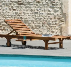SUMMER Tables D'Appoint De Jardin|Table d'appoint de jardin en Teck ronde pliante 50cm