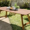 BAHIA Tables De Jardin|Table de jardin 10 personnes acacia 220x90