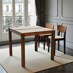 Gala Tables À Manger Carrées|Tables À Manger En Bois|Table de repas carrée Hévéa 85x85x76cm
