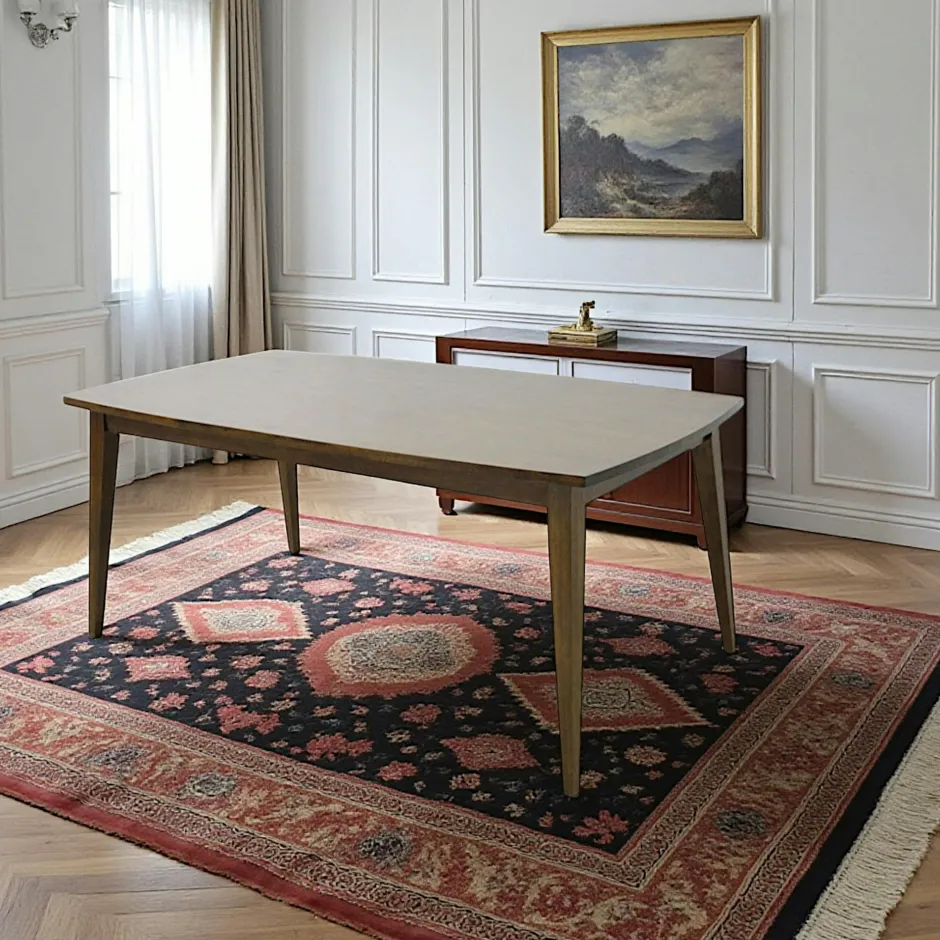 Sixties Tables À Manger En Bois|Tables À Manger Rectangulaires|Table de repas Hévéa 180x100x76cm