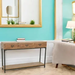 Melbourne Tables À Manger Rectangulaires|Tables À Manger En Bois|Table extensible 175/275 acacia bords irréguliers