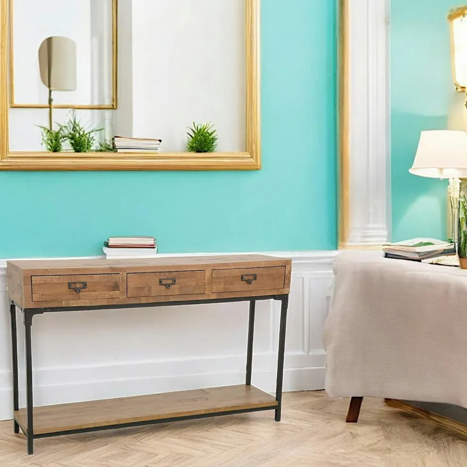 Melbourne Tables À Manger Rectangulaires|Tables À Manger En Bois|Table extensible 175/275 acacia bords irréguliers