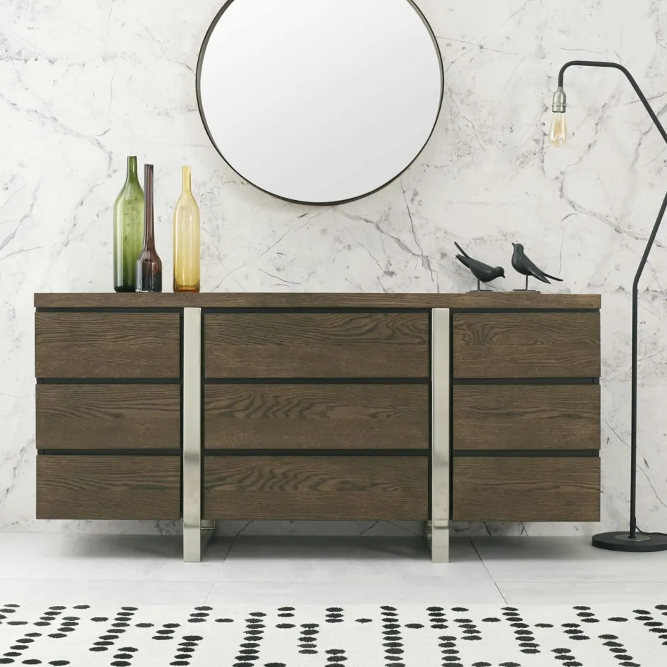 RIMINI Tables À Manger Rectangulaires|Tables À Manger En Chêne|Table extensible en Chêne 150-198