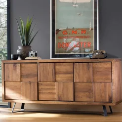 TULUM Sellettes En Métal|Tables D'Appoint Rondes|Table gigogne verre ambré - cadre doré (lot de 2) ⌀80 cm