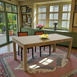 Helena Tables À Manger En Bois|Tables À Manger Rectangulaires|Table repas hévéa 180x90cm