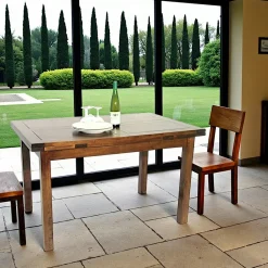 Tradition Tables À Manger Extensibles|Tables À Manger En Bois|Table repas italienne hévéa 125-195cm