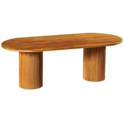 IENA Tables À Manger Rondes|Tables À Manger En Chêne|Table ronde moderne pied central 130 cm