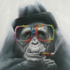 Tableaux / Toiles|Tableau de cheval multicolore