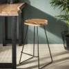 Melbourne Chaises De Bar Industrielles|Tabouret de bar bois massif métal