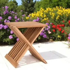 MENDOZA Meubles De Salle À Manger·Tabourets|Tabouret en bois de teck