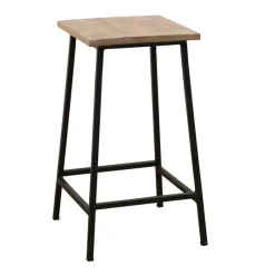 Loft / Loft Colors Meubles De Salle À Manger·Tabourets|Tabouret en Hévéa recyclé coloré et métal 40x40x60cm LOFT COLORS