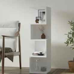 MARFA Bibliothèques En Bois|Bibliothèques En Bois|Étagère colonne design - effet bois clair