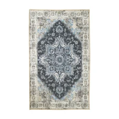 FEZ Tapis|Textile·Tapis|Tapis bohème en jute tressée 180x240 cm