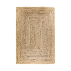 FEZ Tapis|Textile·Tapis|Tapis en jute tressée - format rectangulaire, esprit bohème