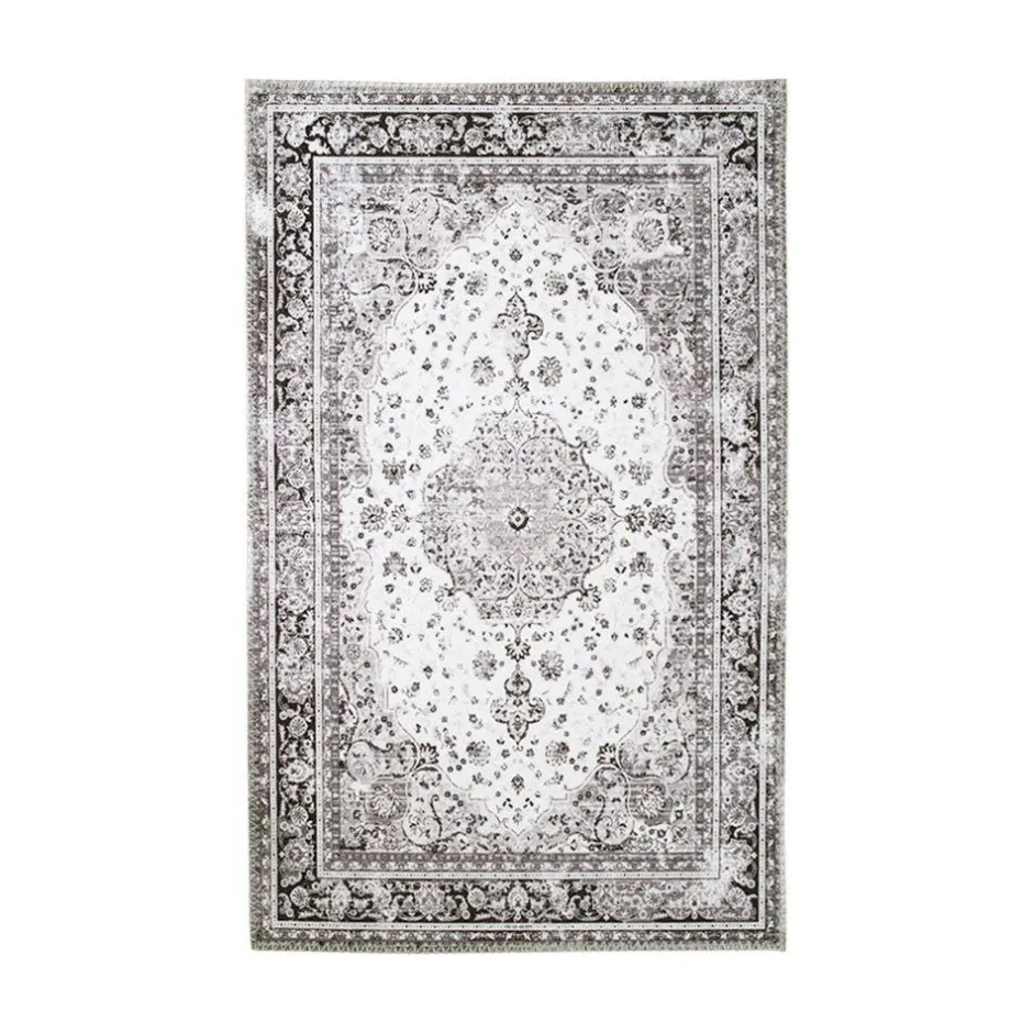 FEZ Tapis|Textile·Tapis|Tapis rond bleu style vintage ø200 cm