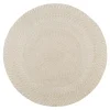 MENDOZA Tapis|Textile·Tapis|Tapis rond d’extérieur en plastique recyclé Ø180 cm - teinte sable
