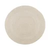 MENDOZA Tapis|Textile·Tapis|Tapis rond d’extérieur en plastique recyclé Ø120 cm - teinte sable