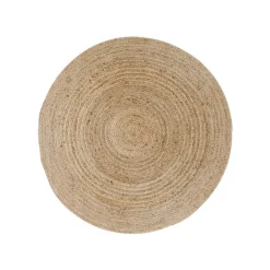 FEZ Tapis|Textile·Tapis|Tapis rond en jute tressée Ø150 cm - style bohème et nature
