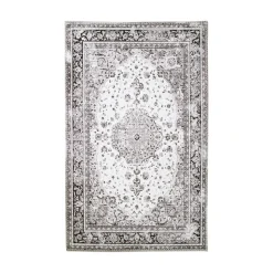 FEZ Tapis|Textile·Tapis|Tapis vintage bleu à motifs traditionnels 200x300 cm