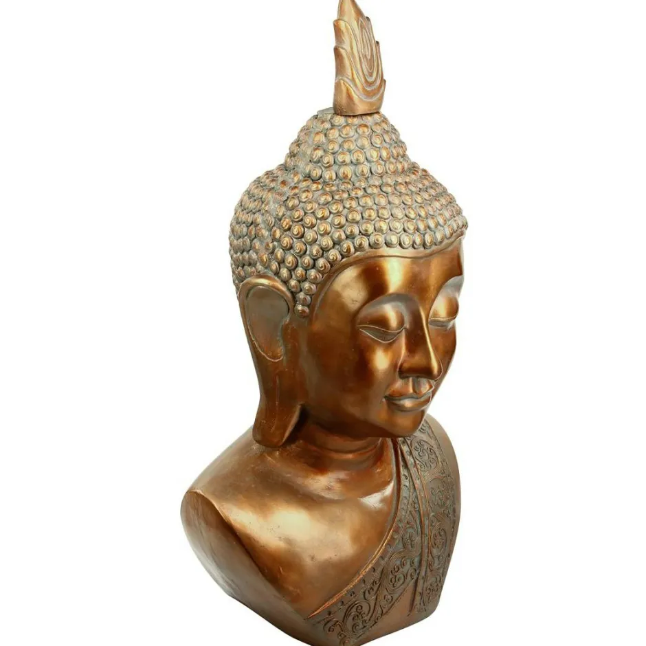 Objets Décoration·Figurines / Statues|Tête de cheval en métal multicolore sur socle H75x47x21cm