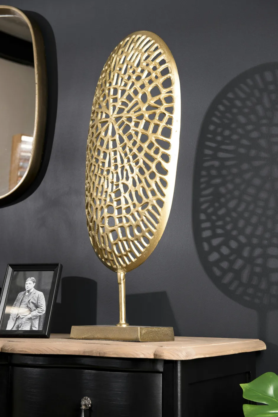 Objets Décoration·Figurines / Statues|Tête de cheval en métal multicolore sur socle H75x47x21cm