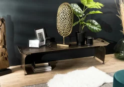 Objets Décoration·Figurines / Statues|Tête de cheval en métal multicolore sur socle H75x47x21cm