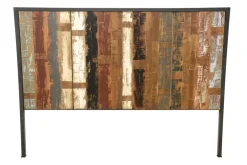 Loft / Loft Colors Têtes De Lit En Bois|Têtes De Lit Industrielles|Tête de Lit en Hévéa recyclé coloré et métal 165x120cm LOFT COLORS