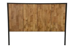 Loft / Loft Colors Têtes De Lit En Bois|Têtes De Lit Industrielles|Tête de Lit en Hévéa recyclé naturel et métal 165x120cm LOFT