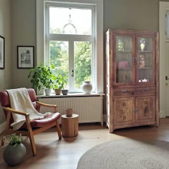 Tessa Vaisseliers En Bois|Vaisseliers En Bois|Vaisselier bois d'hévéa 4 portes