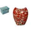 Vases|Vase rouge Amandier en fleurs Van Gogh H25 cm